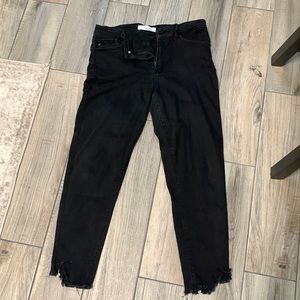 Like new Kancan skinny jeans. Size 11/29. Frayed ends. Good condition worn twice